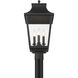 Altimeter 4 Light 23.5 inch Sand Coal Outdoor Post Lantern, Great Outdoors